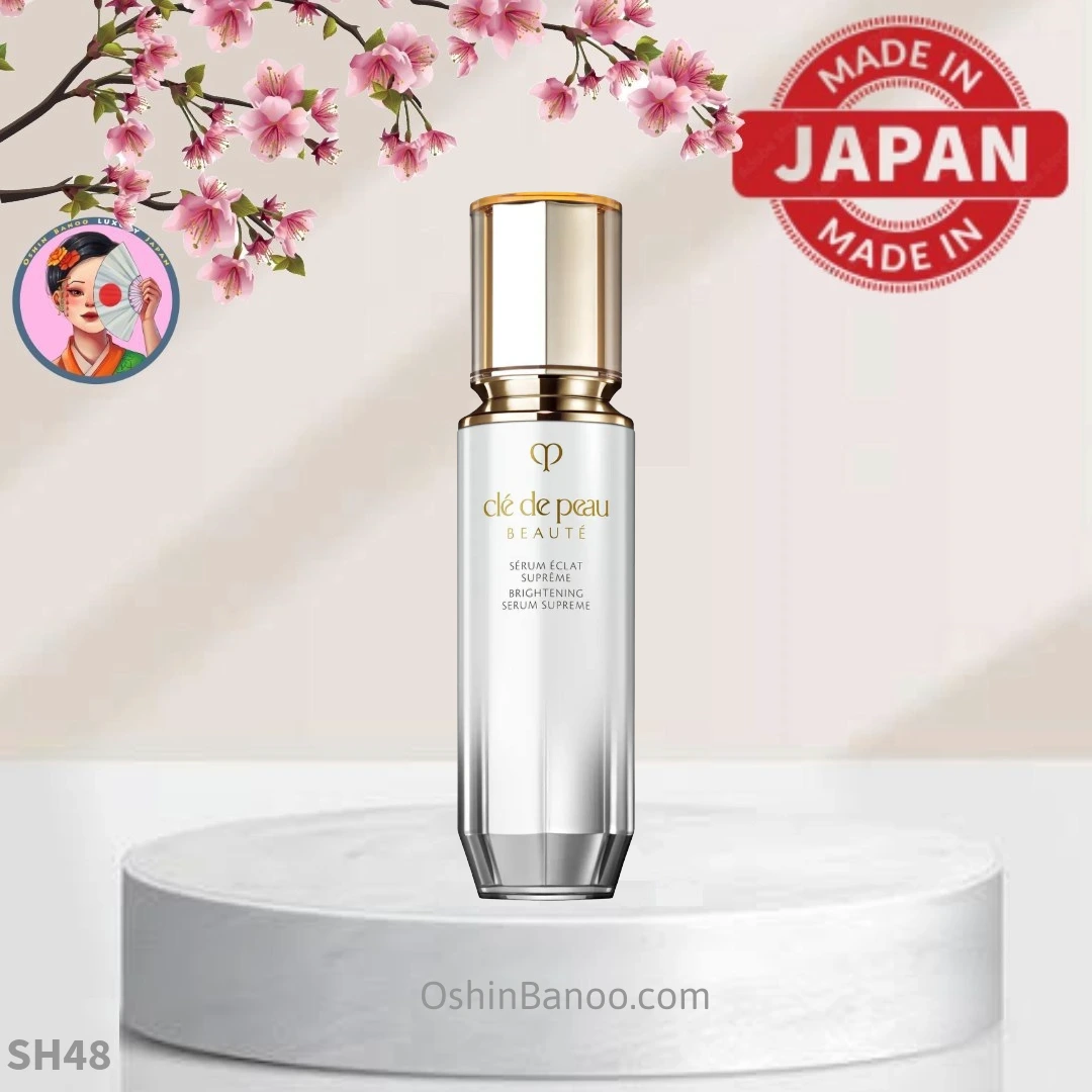 SH48 سرم لوکس آبرسان، جوانساز و روشنکننده شیسیدو کله د پو | CLÉ DE PEAU BEAUTÉ SÉRUM ÉCLAT SUPRÊME BRIGHTENING SERUM SUPREME | اصل ژاپن | اوشین بانو